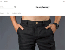 Tablet Screenshot of happyhempy.com